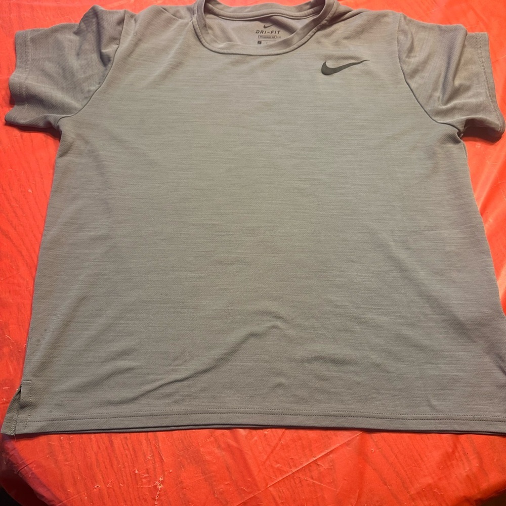 Nike Dri-FIT Heather Gray Tee